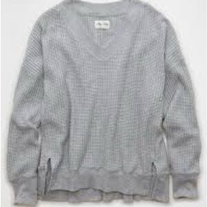 AE big hug waffle sweatshirt